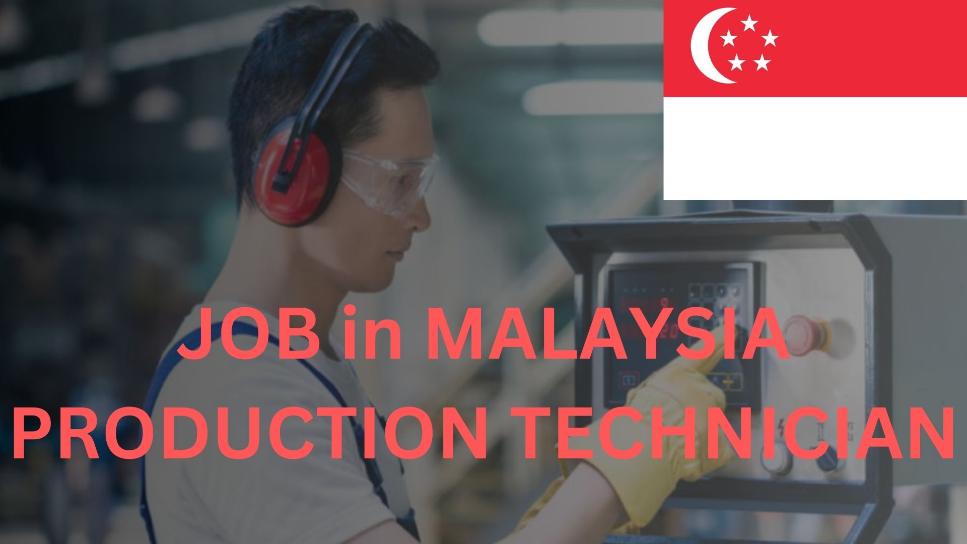 Best Job in Singapore : Join as Production Technician at Chemical Manufacturing Unit